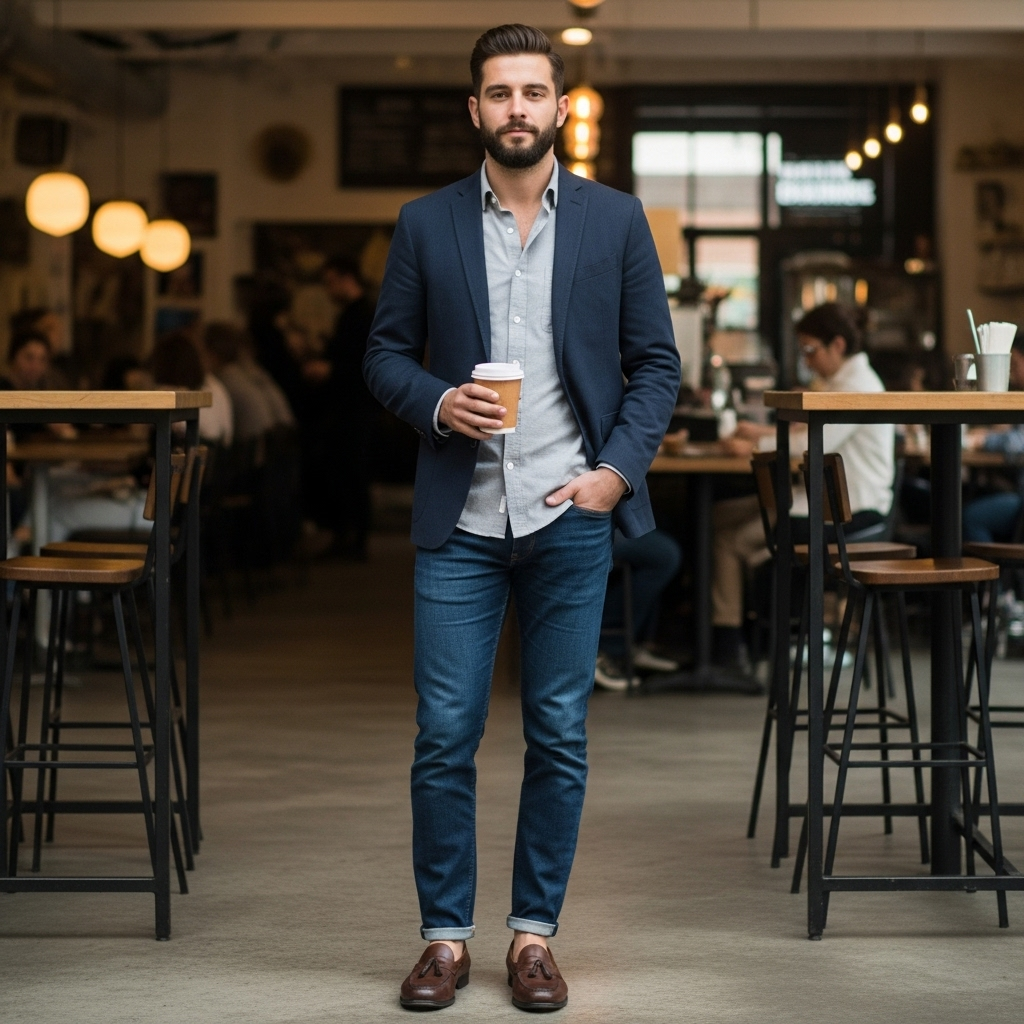 Smart casual męski: twój przewodnik po eleganckiej swobodzie
